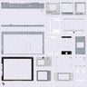 Flat Vector Digital Frames Presentation Template Digital Artwork drawings | Toffu Co