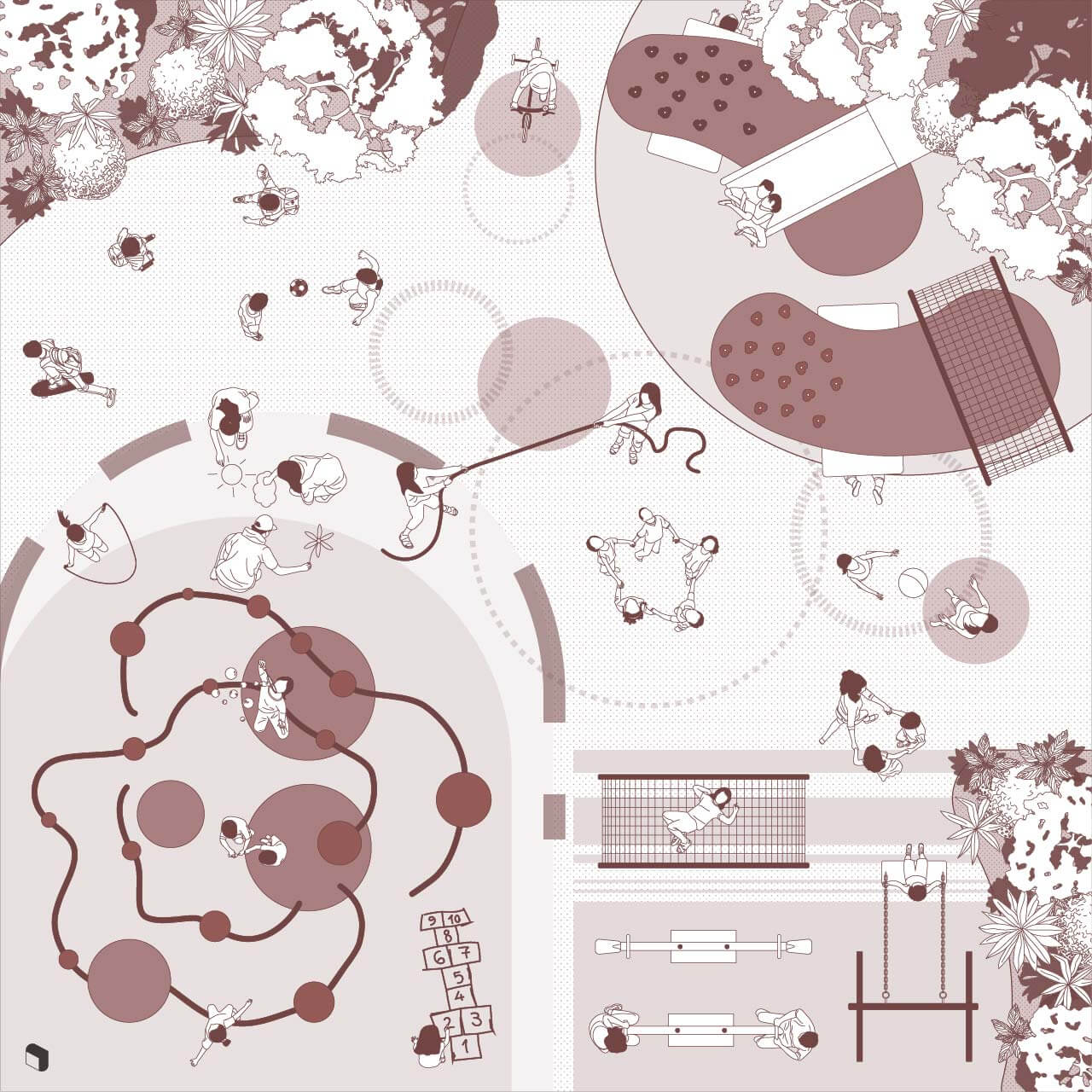 Cad Playground Plan Creator Bundle Digital Artwork drawings | Toffu Co