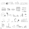 Cad Bedroom Detail Objects Digital Artwork drawings | Toffu Co