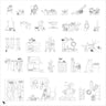 Cad Gardening Detail Objects Digital Artwork drawings | Toffu Co