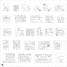 Cad Laundryroom Digital Artwork drawings | Toffu Co