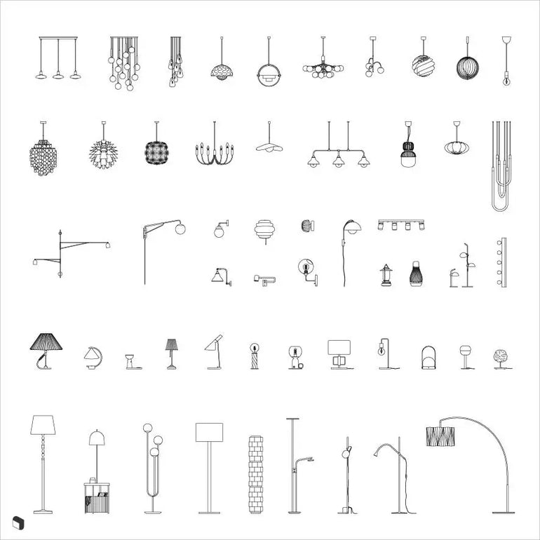 Cad Lighting Fixtures – Toffu Co