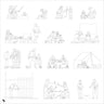 Cad Backyard People Digital Artwork drawings | Toffu Co
