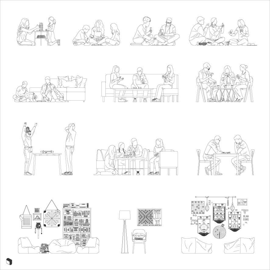 Cad Board Game People PNG - Toffu Co