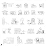Cad Outdoor Playsets Digital Artwork drawings | Toffu Co