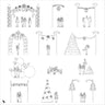 Cad New Year Party Digital Artwork drawings | Toffu Co