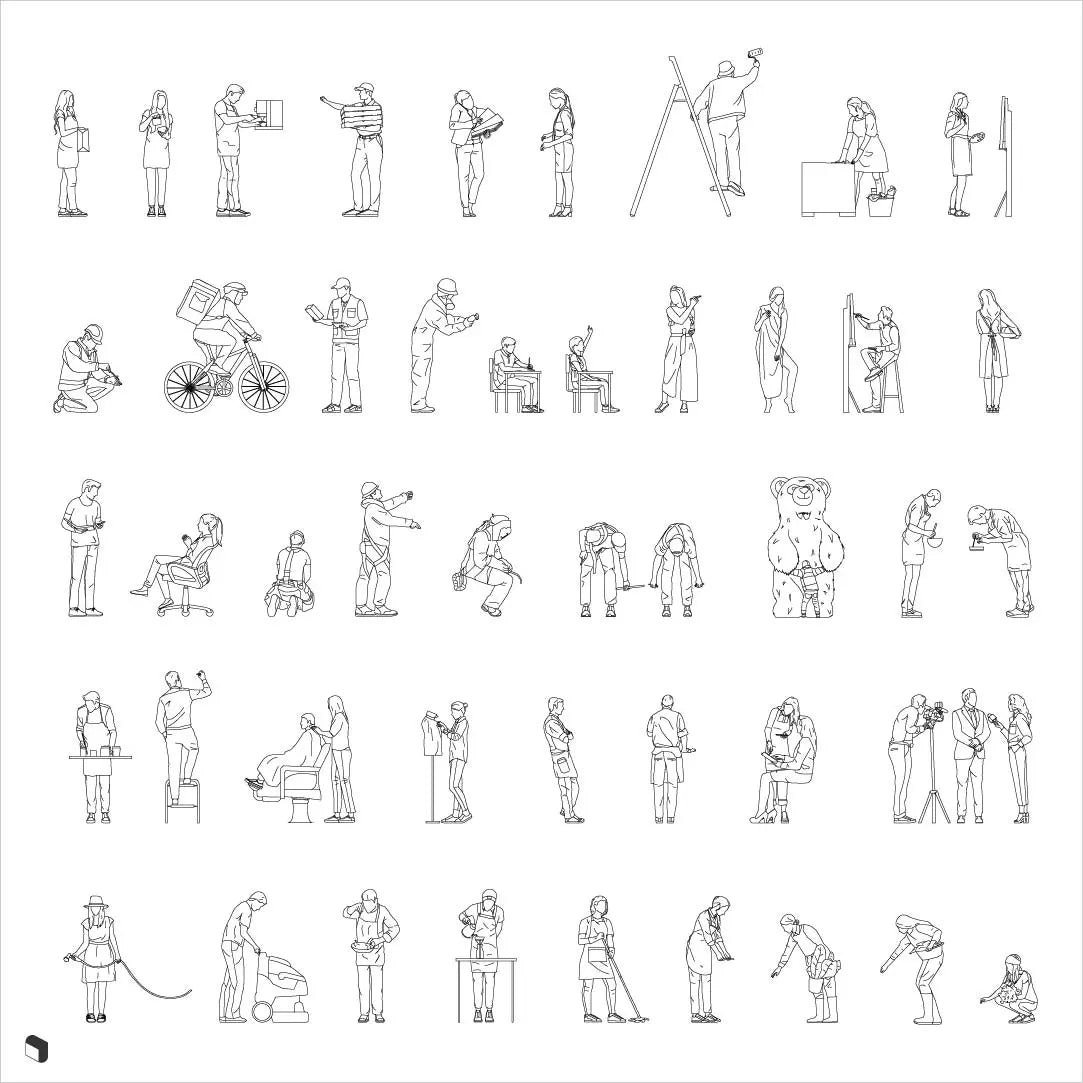 Cad Professions Digital Artwork drawings | Toffu Co