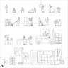 Cad Warehouse People Digital Artwork drawings | Toffu Co