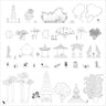 Cad Balinese Garden Vegetation Digital Artwork drawings | Toffu Co