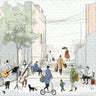Cutout Artificial Scribble Exterior People Digital Artwork drawings | Toffu Co