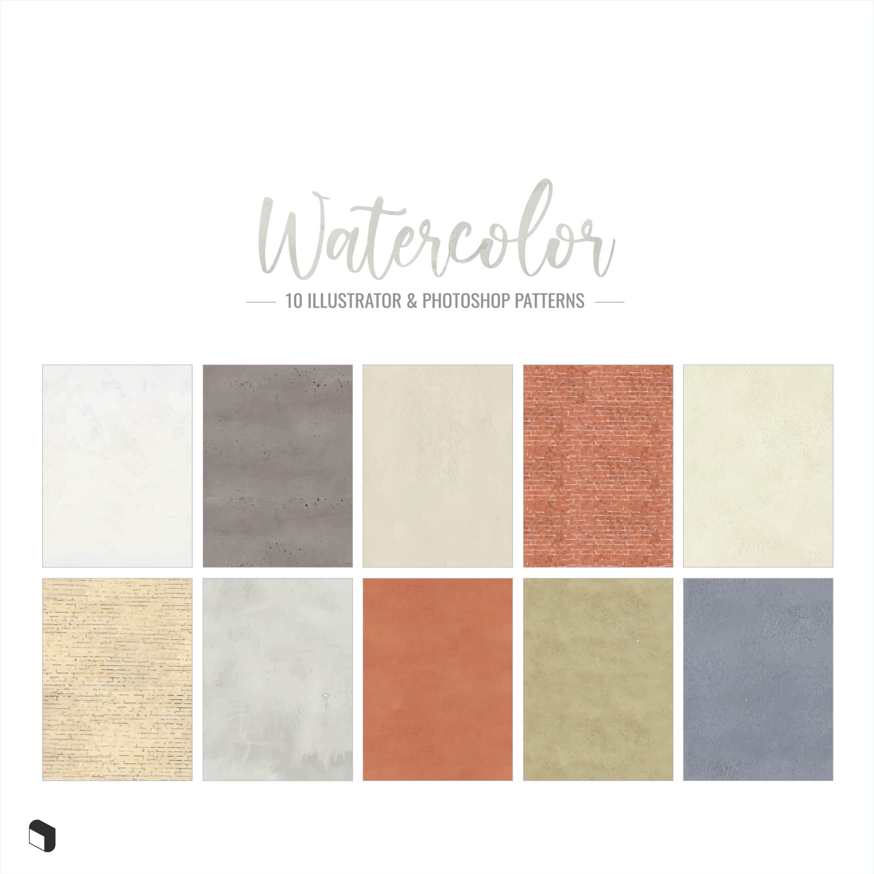 Swatch Watercolor Patterns PNG - Toffu Co