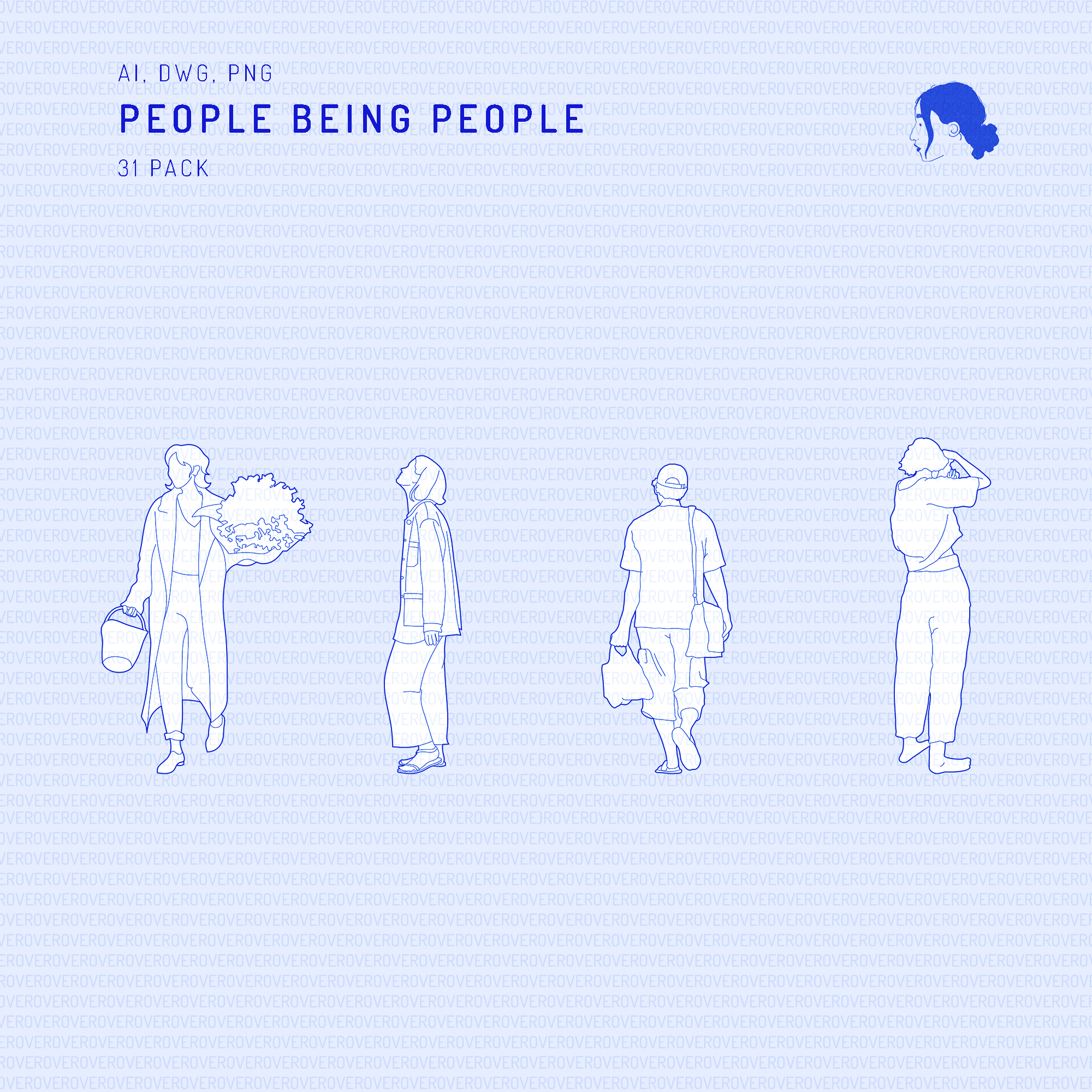 Cad People Being People Digital Artwork drawings | Toffu Co