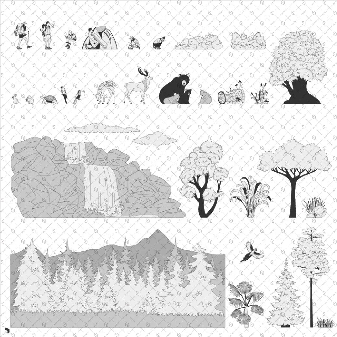 Cad Forest Section – Toffu Co