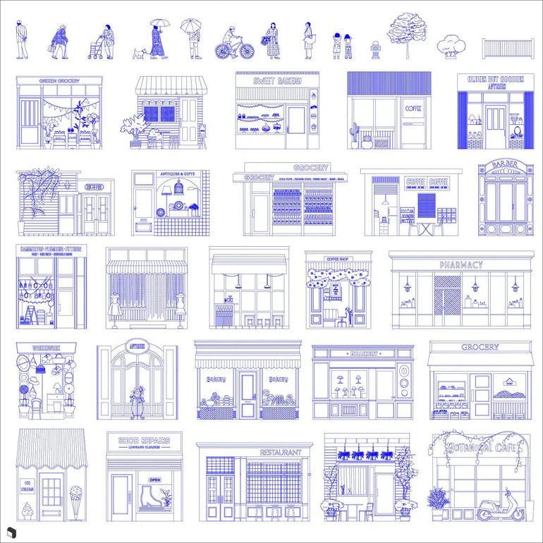 Cad Storefronts Section | Toffu Co