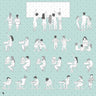 Flat Vector Elementary Students Digital Artwork drawings | Toffu Co