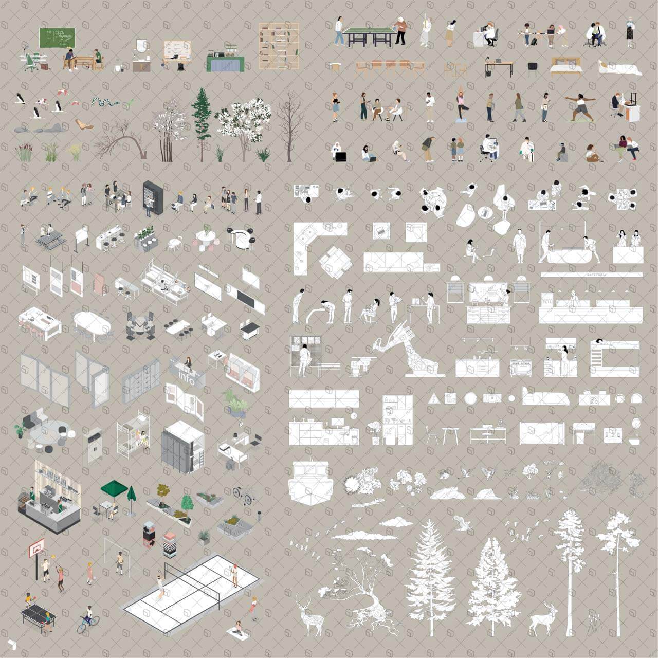 The Field Station Competition Kit Digital Artwork drawings | Toffu Co