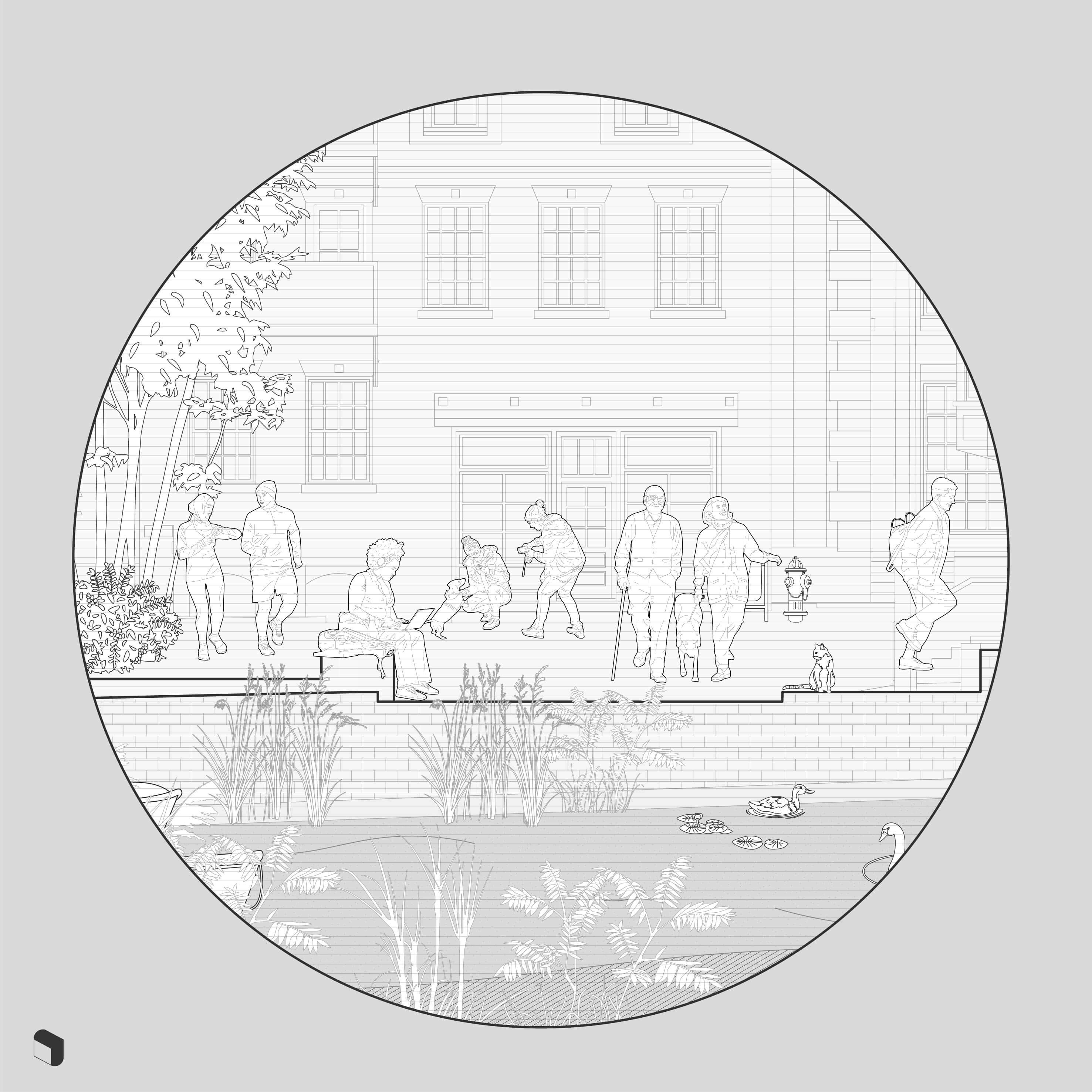 Flat Vector Detailed People 2 Digital Artwork drawings | Toffu Co