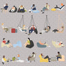 Flat Vector Lounge 2 Digital Artwork drawings | Toffu Co