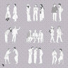 Flat Vector Groups 11 Digital Artwork drawings | Toffu Co