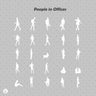 Photoshop Brush People In Offices Digital Artwork drawings | Toffu Co