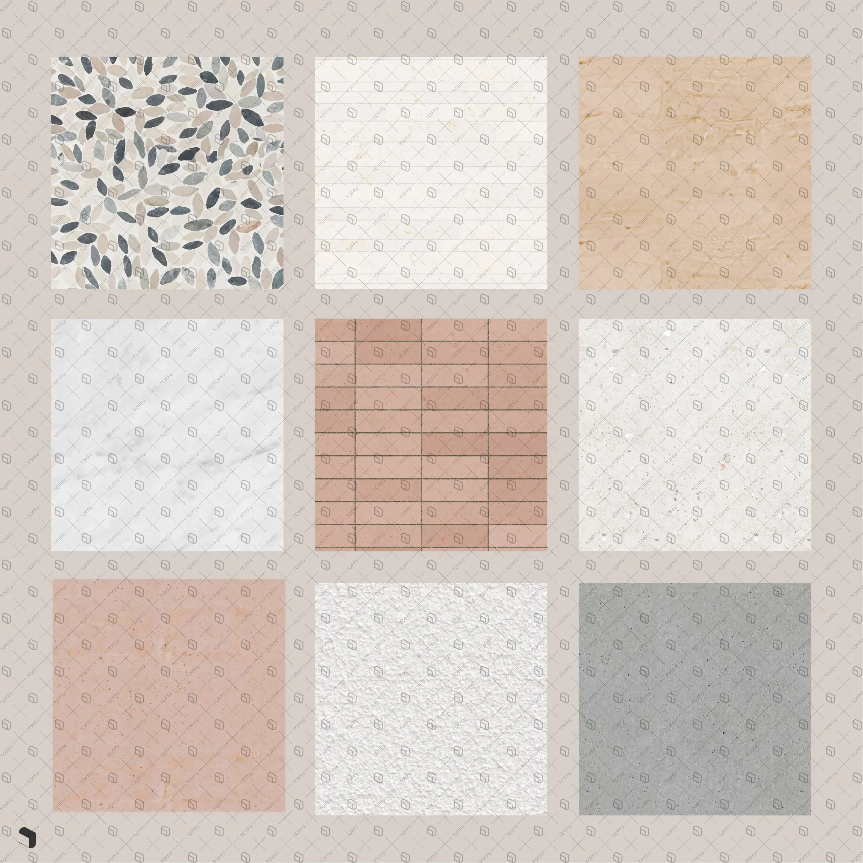 Swatch Seamless Patterns 3 Digital Artwork drawings | Toffu Co