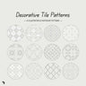 Swatch Decorative Tile Patterns Digital Artwork drawings | Toffu Co