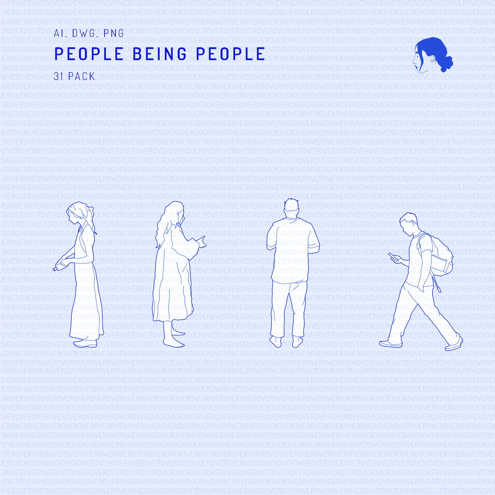 Cad People Being People Digital Artwork drawings | Toffu Co