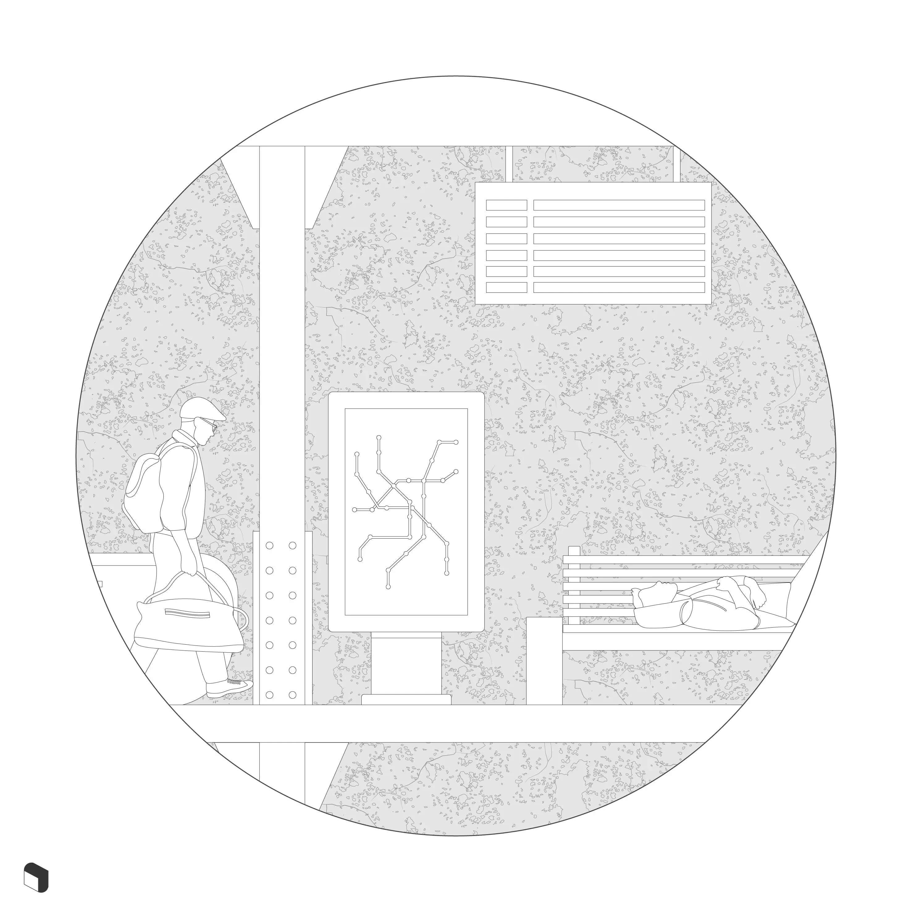 Swatch Concrete Patterns Digital Artwork drawings | Toffu Co