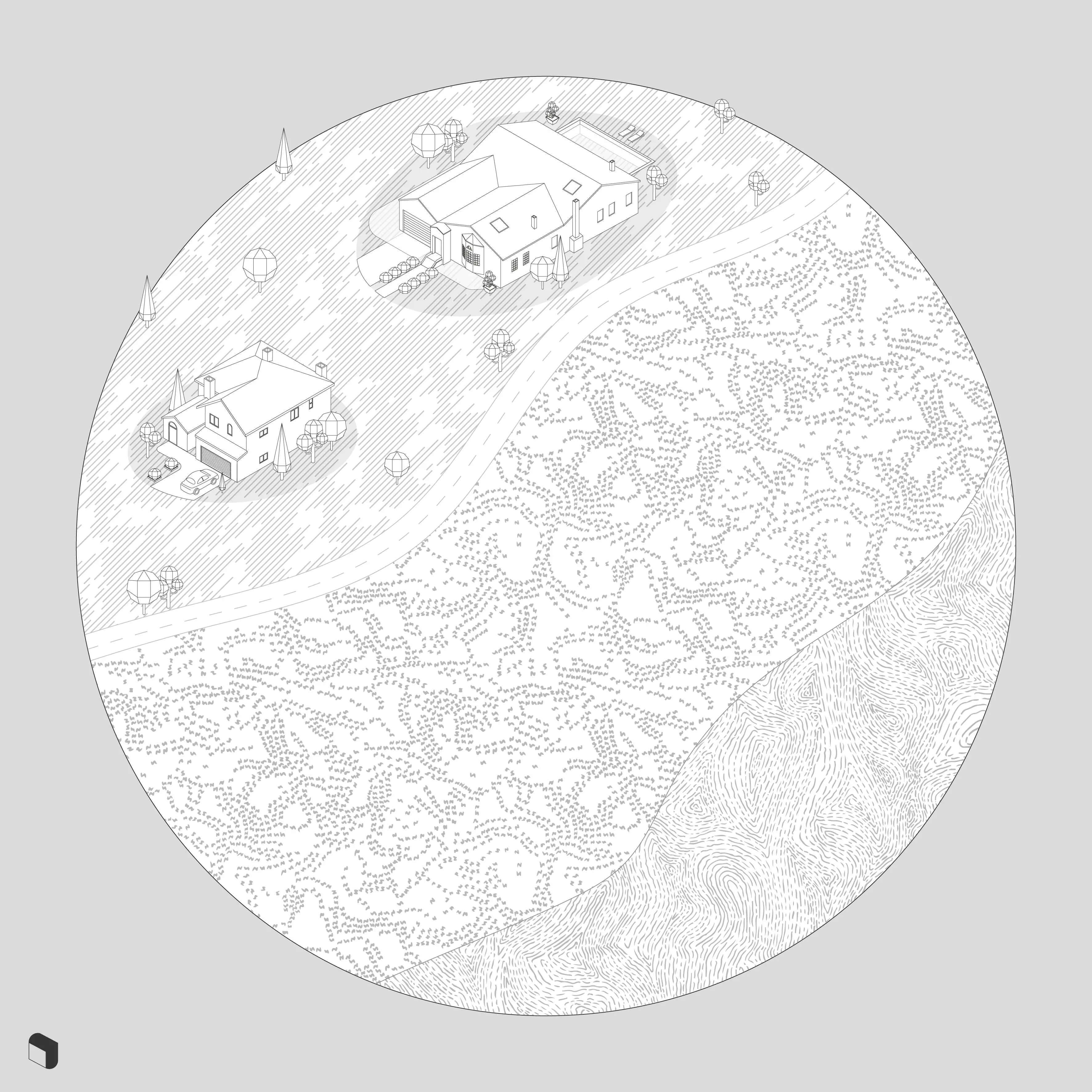 Swatch Sketchy Hatch Patterns Digital Artwork drawings | Toffu Co