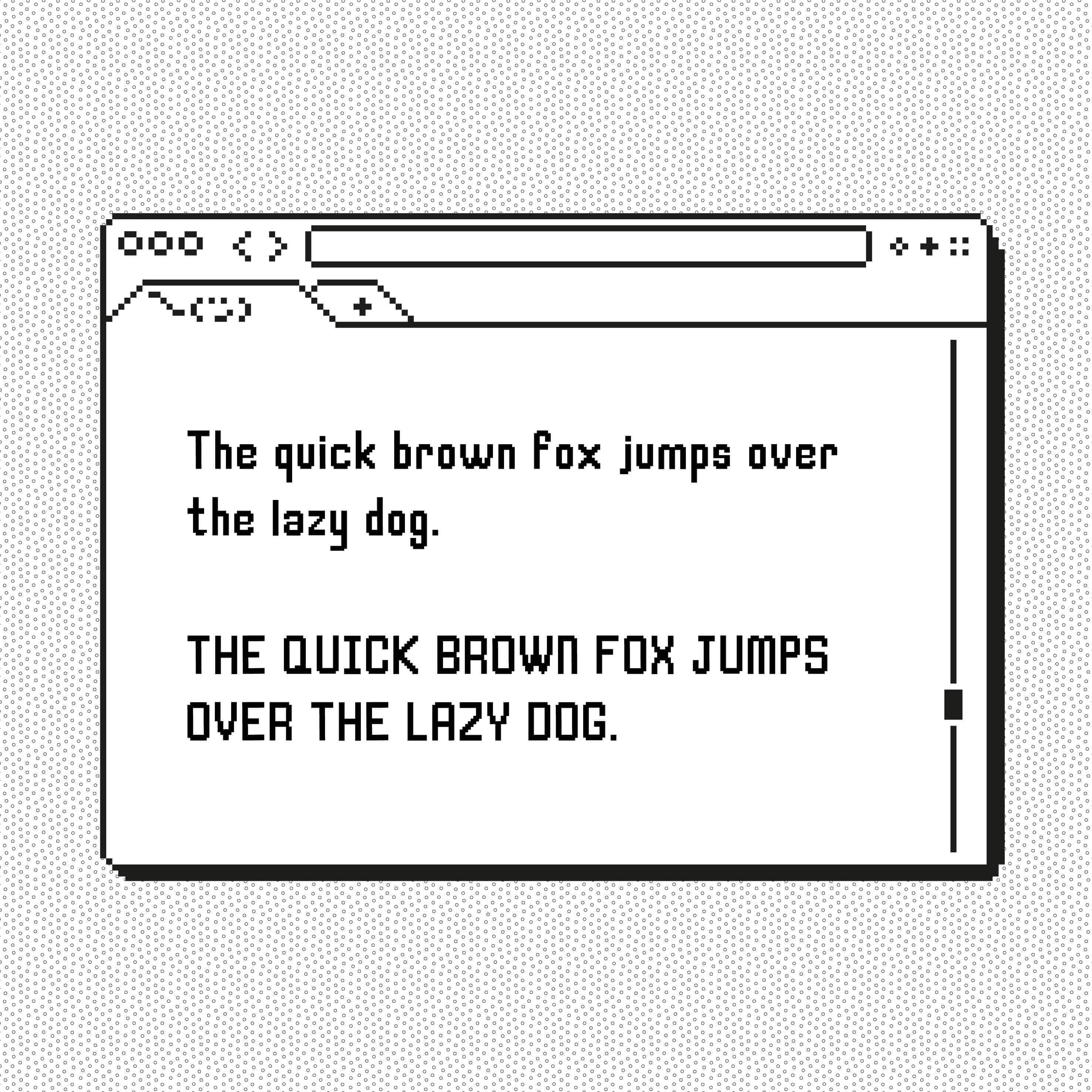 Pixel Font Digital Artwork drawings | Toffu Co