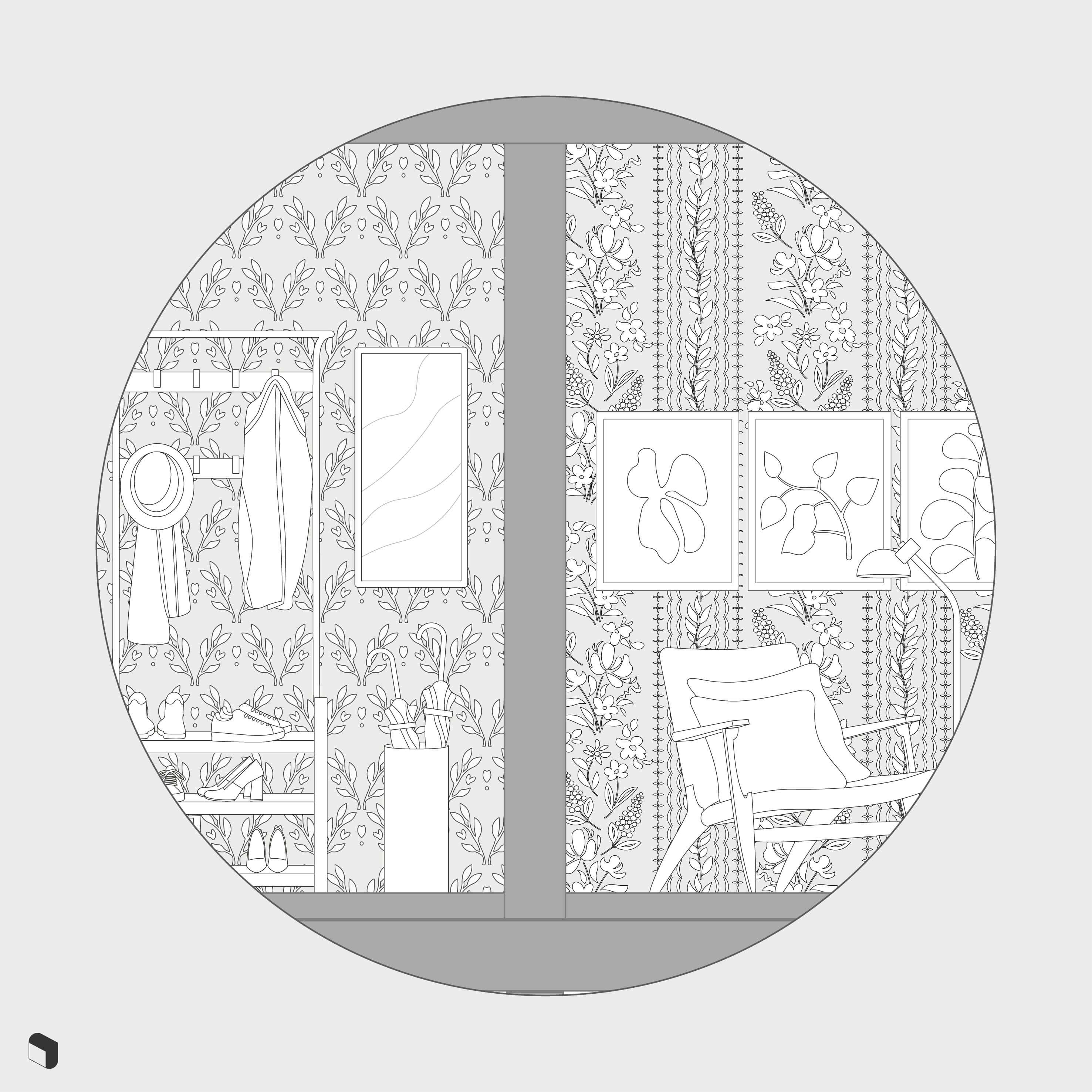 Swatch Wallpaper Patterns Digital Artwork drawings | Toffu Co