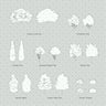 Cad Trees and Bushes Digital Artwork drawings | Toffu Co