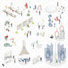 Axonometric Art Museum Digital Artwork drawings | Toffu Co