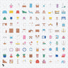 Flat Icon Basic Furniture PNG - Toffu Co