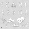 Flat Vector Freehand People 13 Digital Artwork drawings | Toffu Co