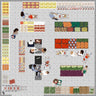 Flat Vector Grocery Store Top View PNG - Toffu Co