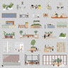 Flat Vector Office Setups 2 Digital Artwork drawings | Toffu Co
