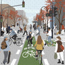 Flat Vector Street Zone 2 Digital Artwork drawings | Toffu Co