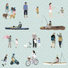 Flat Vector Outdoor Activities Digital Artwork drawings | Toffu Co