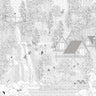 Flat Vector National Park Digital Artwork drawings | Toffu Co