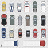 Flat Vector Vehicles Top View Digital Artwork drawings | Toffu Co