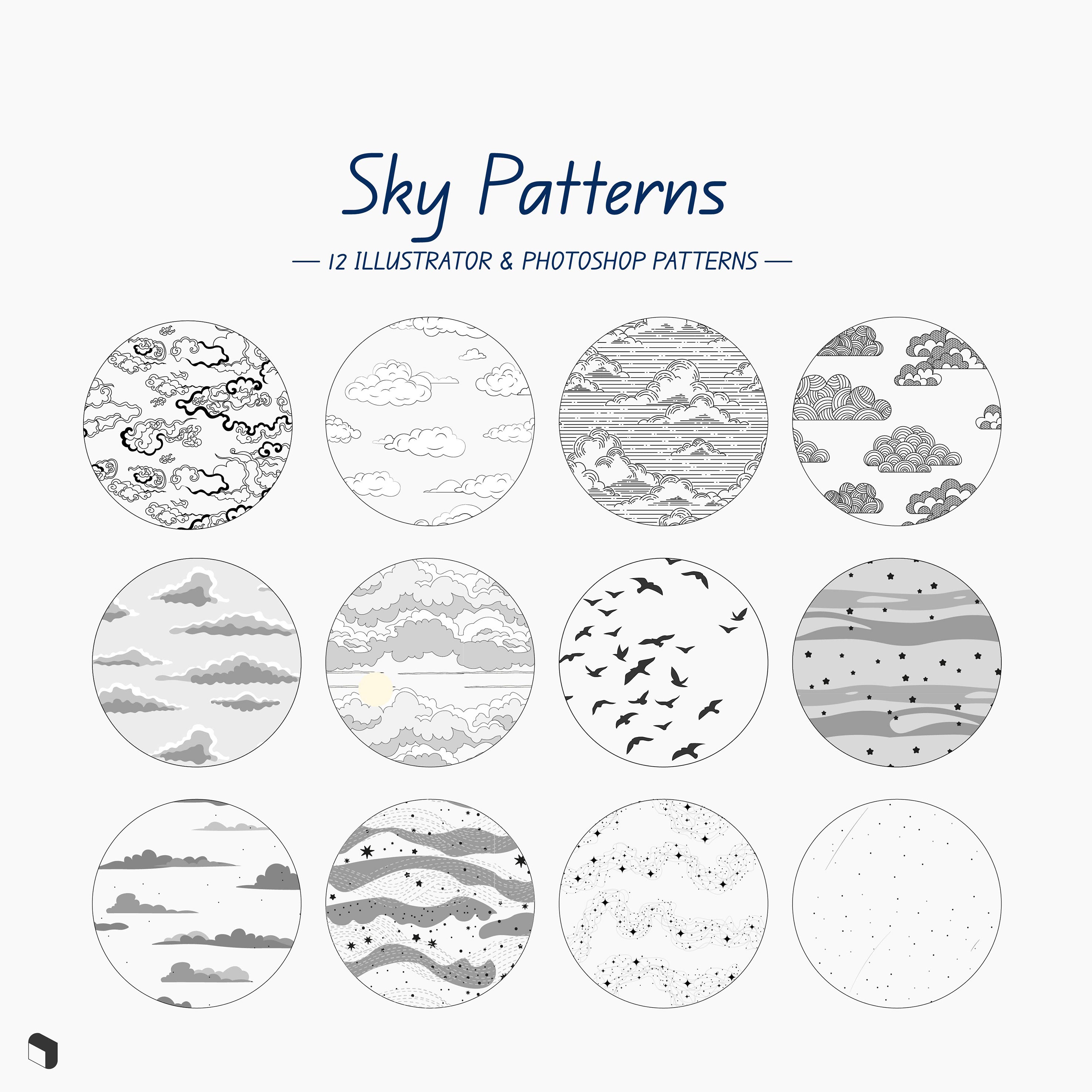 Swatch Sky Patterns PNG - Toffu Co