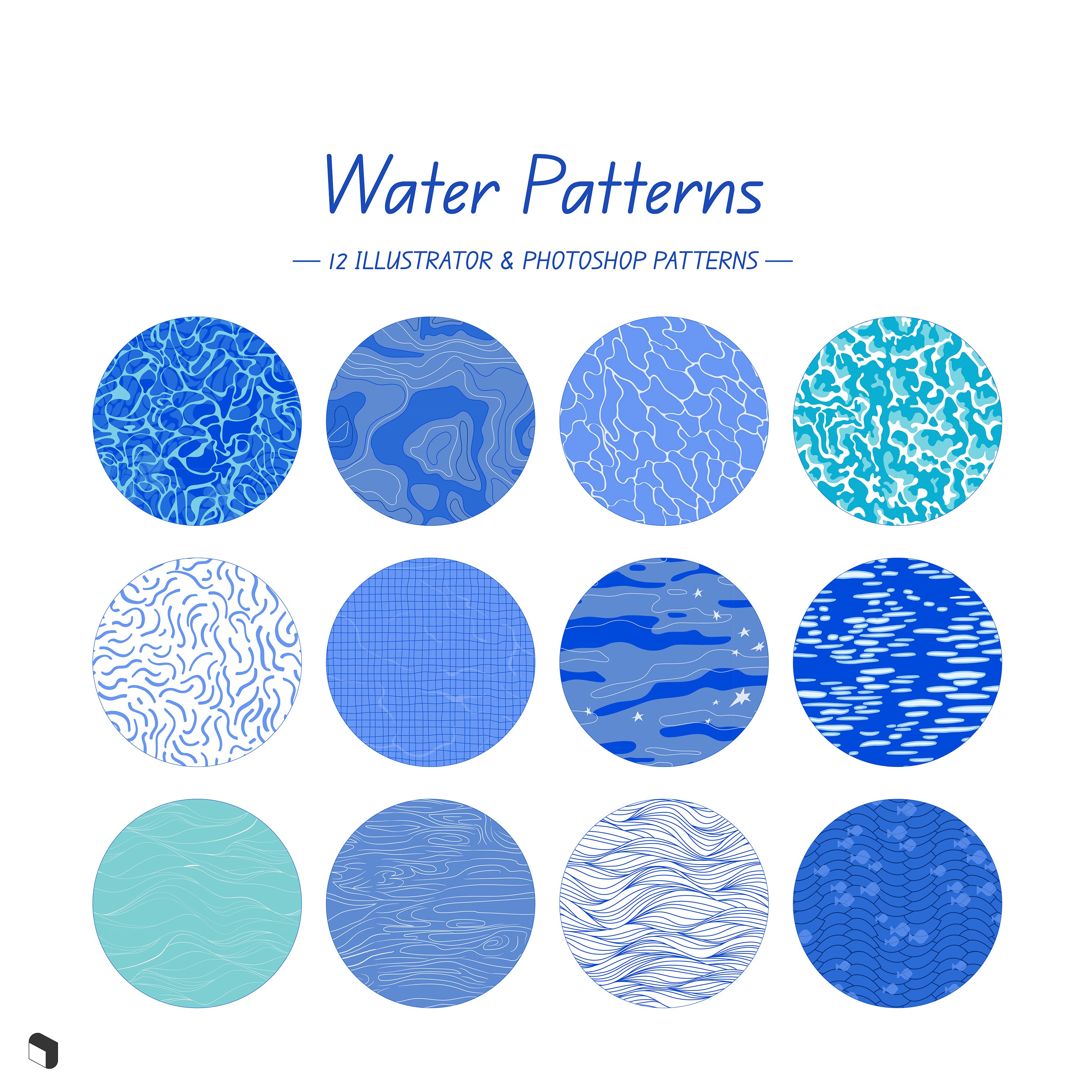 Swatch Water Patterns PNG - Toffu Co