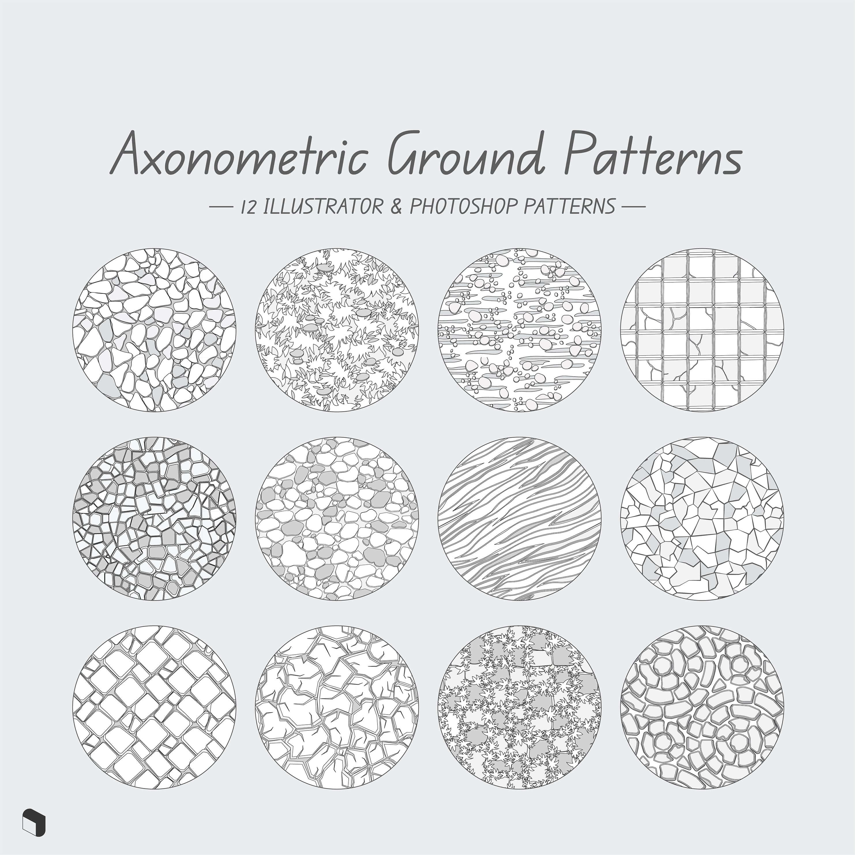 Swatch Axonometric Ground Patterns – Toffu Co