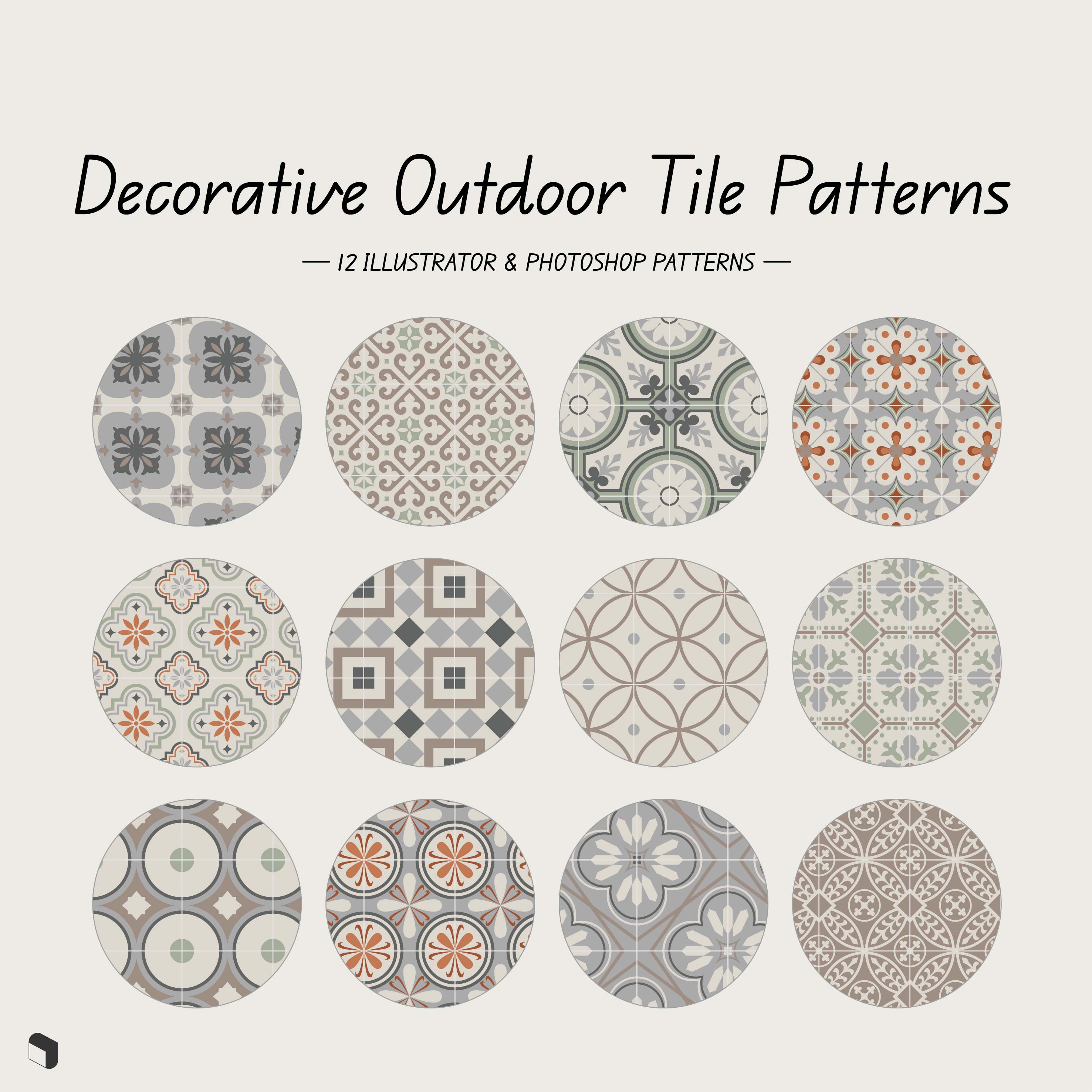 Swatch Decorative Outdoor Tile Patterns PNG - Toffu Co