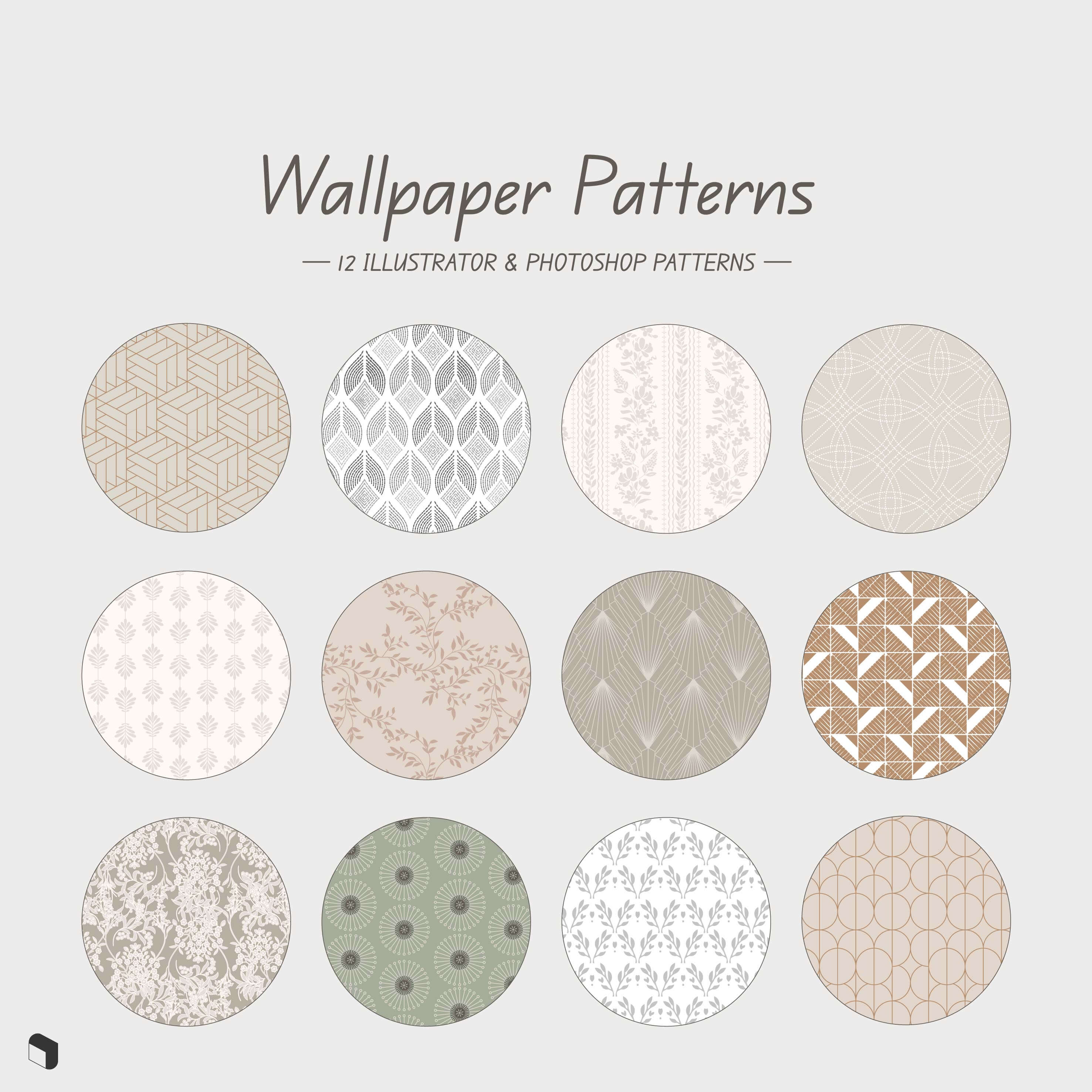 Swatch Wallpaper Patterns Digital Artwork drawings | Toffu Co