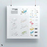 Flat Vector Architectural Diagram Presentation Templates Digital Artwork drawings | Toffu Co