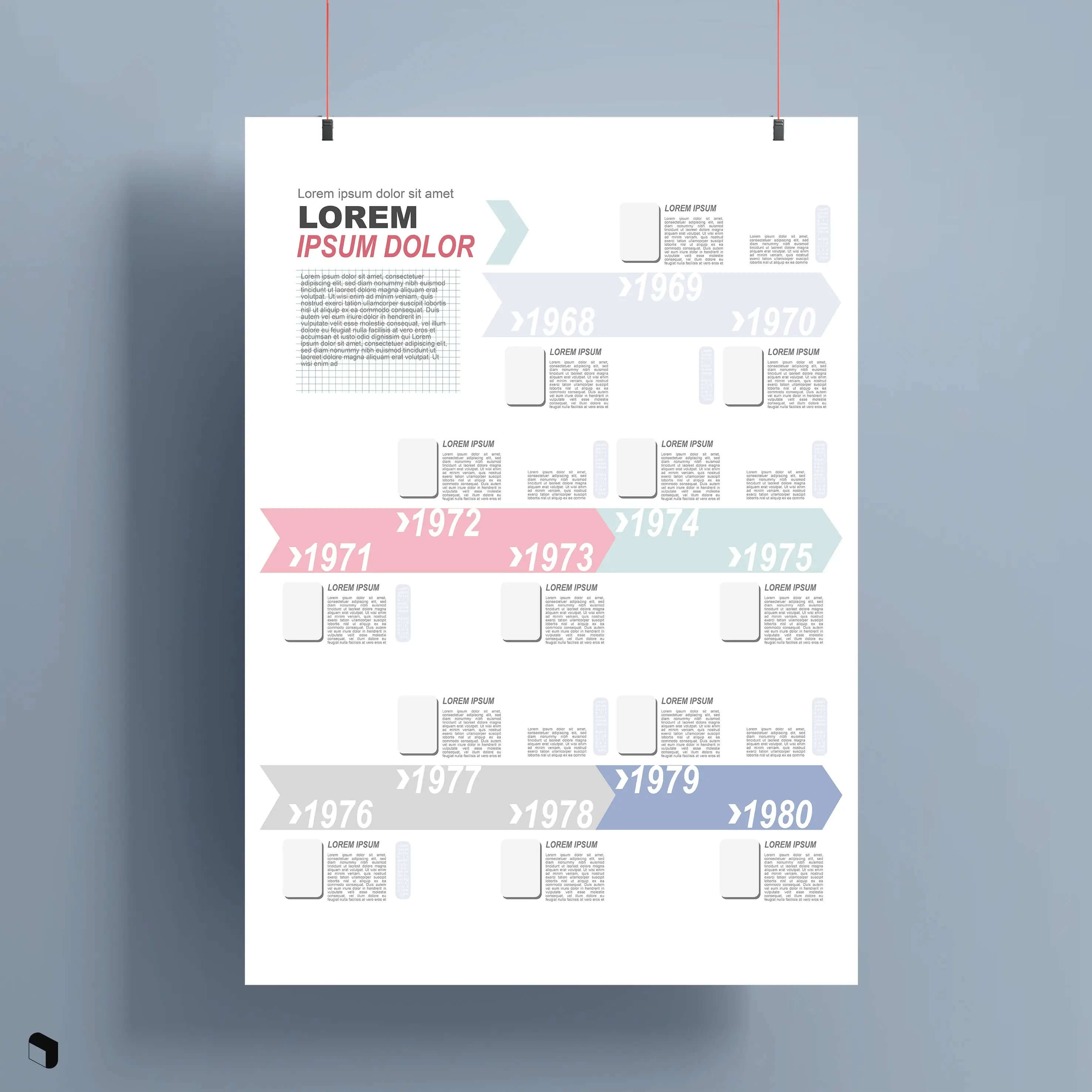 Flat Vector Timeline Presentation Templates Digital Artwork drawings | Toffu Co