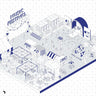 Axonometric Cad Festival Area Digital Artwork drawings | Toffu Co