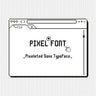 Pixel Font Digital Artwork drawings | Toffu Co